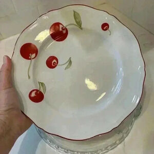 Richard Ginori Antico Cherry 10.5in Plate Dish Pre-Owned